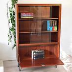 Vintage boekenkast | vitrinekast | jaren 60 | Multilux FM, Ophalen, Gebruikt, Met deur(en), 100 tot 150 cm