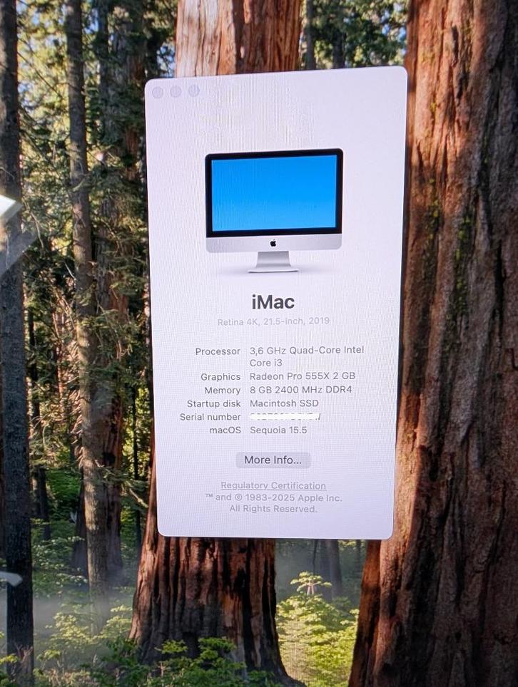 iMac Retina 4K (21.5", 2019) + AOC 27" 4K Monitor + T9 SSD, Computers en Software, Monitoren, Zo goed als nieuw, 60 Hz of minder