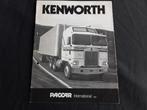 Folder Kenworth ( Paccar) zwart/wit jaren 70 Duitstalig, Kenworth, Ophalen of Verzenden, Zo goed als nieuw, Overige merken