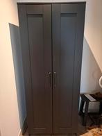 Ikea garderobekast zwart, Huis en Inrichting, Kasten | Kledingkasten, Ophalen, 25 tot 50 cm, Minder dan 100 cm