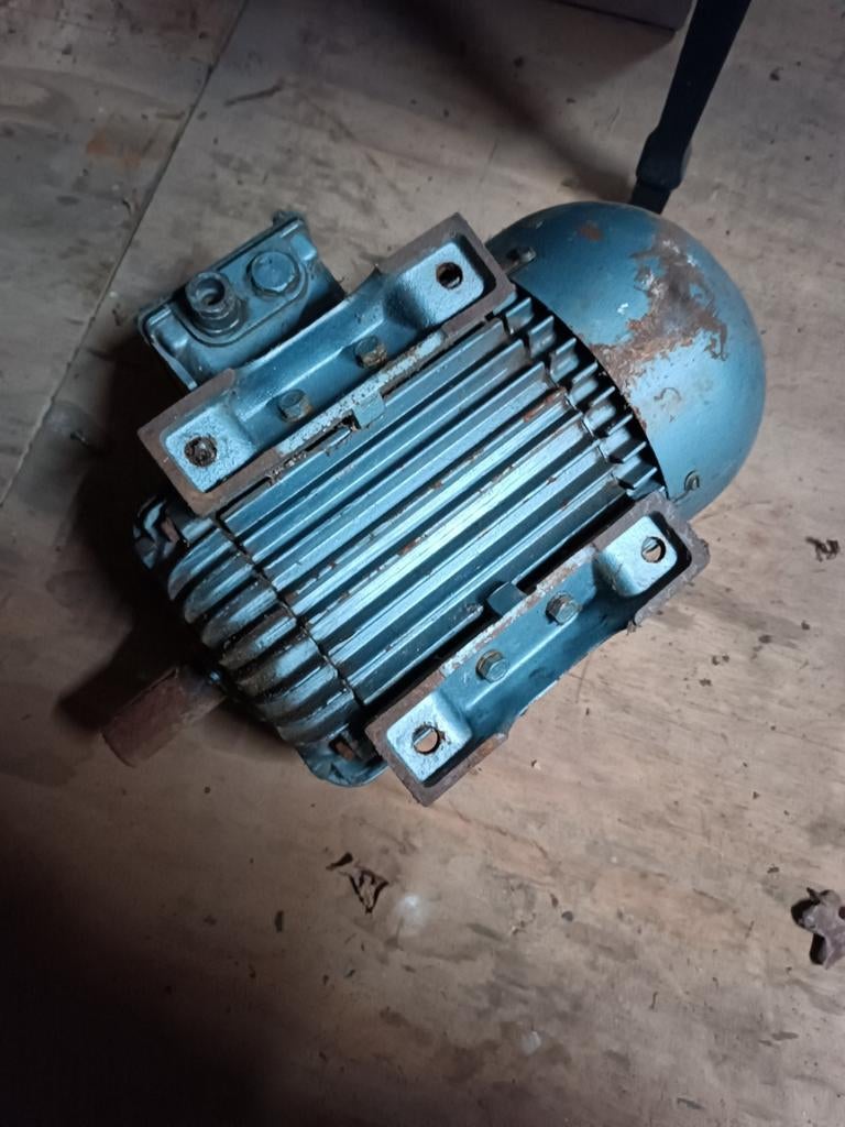 Elektro motor, zwaar 1 fase, Doe-het-zelf en Verbouw, Motoren, Ophalen, Gebruikt, Elektromotor