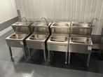 RVS Spoelbakken/Spoeltafel/Kniebakken Horeca/FoodTruck, Ophalen of Verzenden, RVS Meubilair