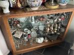 Jaren 50 vitrine hoekkast super retro,verzameling of winkel?, Huis en Inrichting, Kasten | Vitrinekasten, Ophalen, Gebruikt, 100 tot 150 cm