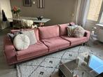 Velvet bank roze 3 zits, Ophalen, Gebruikt