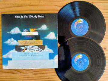 Dubbel LP  -  Moody Blues  -  This is the Moody Blues - 1974