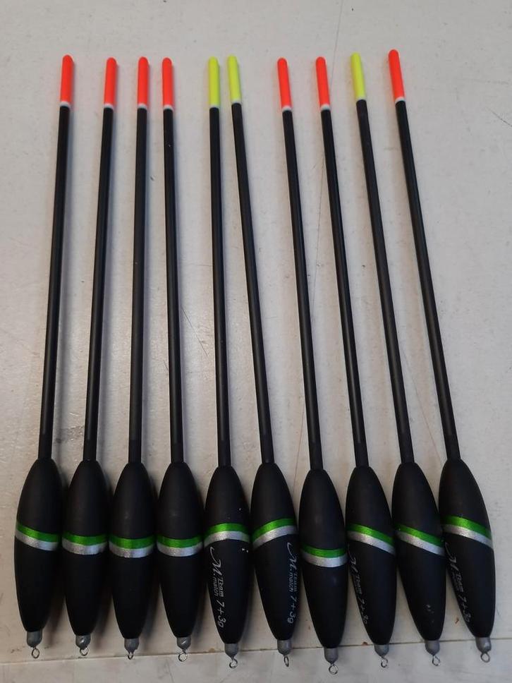 10 matchdobbers 7+3gram 28 cm, Watersport en Boten, Hengelsport | Witvissen, Nieuw, Overige typen, Ophalen of Verzenden