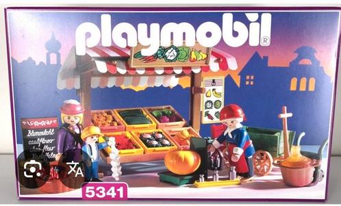 Vintage playmobil groentekraam 5341, Kinderen en Baby's, Speelgoed | Playmobil, Ophalen of Verzenden