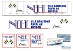 Vrachtauto decal 1:50 Nils Hanssons Akeri AB Sweden type 1, Hobby en Vrije tijd, Modelauto's | 1:50, Verzenden, Nieuw, Bus of Vrachtwagen