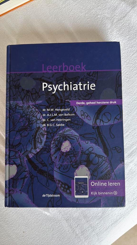 Leerboek psychiatrie, Boeken, Psychologie, Nieuw, Ophalen of Verzenden