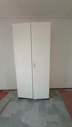 Witte Kledingkast met Legplanken, Huis en Inrichting, Kasten | Roldeurkasten en Archiefkasten, Ophalen, Overige materialen, Gebruikt