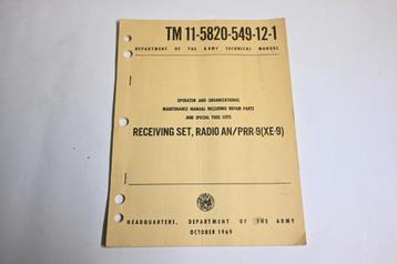 US army manual receiving set AN/PRR 9 helm mounted vietnam beschikbaar voor biedingen