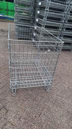 gaasbox gaaspallet palletbox metaal voorraadbox 120x80x100, Ophalen, Gebruikt, 100 cm of meer, Opvouwbaar