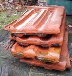 Dakpannen oranje 8 stuks, Doe-het-zelf en Verbouw, Dakpannen en Dakbedekking, Ophalen, Gebruikt, Steen of Klei, Minder dan 5 m²