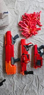 Nerf Mega Blasters - Twinshock, Rotofury, Cycloneshock, Ophalen of Verzenden, Gebruikt, Jongen of Meisje