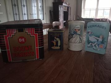 Douwe Egberts Verkade Blue Band Van Nelle blikken  beschikbaar voor biedingen