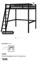 Ikea Stora hoogslaper, Huis en Inrichting, Slaapkamer | Stapelbedden en Hoogslapers, Ophalen, Hoogslaper, Tweepersoons, 140 cm