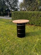 Olievat statafels - Industrieel design, Huis en Inrichting, Tafels | Statafels, Ophalen of Verzenden, Zo goed als nieuw