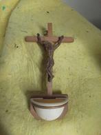14585) mooi kruis met wijwater bakje, Antiek en Kunst, Ophalen of Verzenden