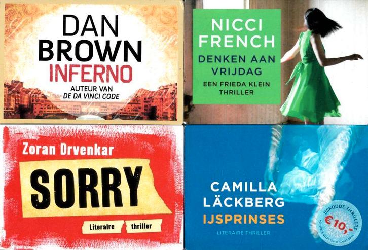 4 thrillers in de serie "Dwarsliggers", Boeken, Thrillers, Gelezen, Ophalen of Verzenden