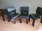 Gijs Bakker strip stoelen vintage design, Ophalen of Verzenden, Gebruikt, Zwart