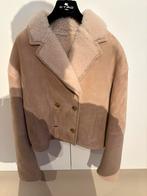 Sandro sherling jas maat 38, nieuw, Maat 38/40 (M), Verzenden, Beige, Sandro