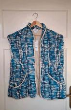 Prachtig cotton club gilet met prijskaartje maat l/xl, Ophalen, Blauw, Maat 46/48 (XL) of groter, Zo goed als nieuw