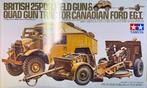 Coelianmodels, Tamiya 35044, 25 Pounder & Quad, 1/35 € 32,99, Hobby en Vrije tijd, Modelbouw | Auto's en Voertuigen, Tank, 1:32 tot 1:50