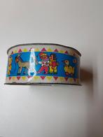 blikken trommel met trommelstokjes, 60er jaren., Verzamelen, Ophalen of Verzenden, Gebruikt