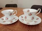 1x heren en 1x dames kop en schotel ROYAL ALBERT, Antiek en Kunst, Ophalen of Verzenden