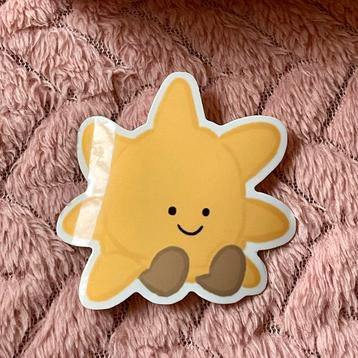 Jellycat amusable Sun glossy vinyl sticker beschikbaar voor biedingen