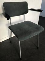 Design stoel Gispen 1235 met bakelieten leuningen, Ophalen, Metaal, Gebruikt, Blauw