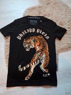 Philipp Plein T-shirt Tijger - Maat S (valt groter), Kleding | Heren, Zwart, Ophalen of Verzenden, Philipp Plein, Gedragen