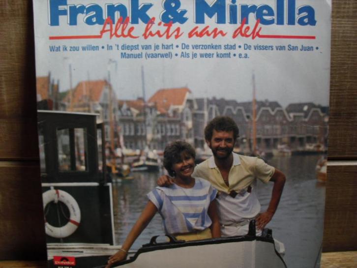 Frank & Mirella "Alle Hits And Dek" LP, Cd's en Dvd's, Vinyl | Nederlandstalig, Gebruikt, Levenslied of Smartlap, 12 inch, Ophalen of Verzenden