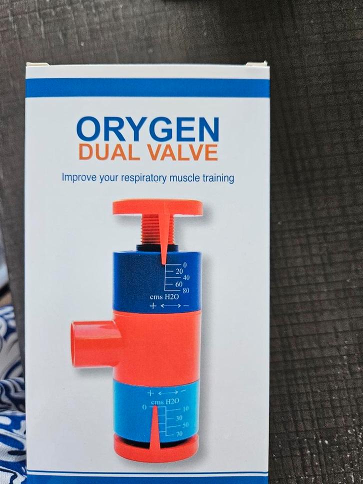 Orygen Dual Valve Ademhalingstrainer - Nieuw!, Sport en Fitness, Fitnessmaterialen, Zo goed als nieuw, Overige typen, Ophalen of Verzenden
