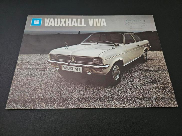 Brochure Vauxhall Viva 1972, Boeken, Auto's | Folders en Tijdschriften, Zo goed als nieuw, Overige merken, Ophalen of Verzenden
