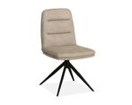 Eetkamerstoel Giza -Stof- sand (nog 2 showroommodellen), Ophalen, Nieuw, Stof, Eén