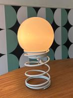 Vintage tafellamp spiraal mid century space age, Space Age, Ophalen of Verzenden, Zo goed als nieuw, Glas
