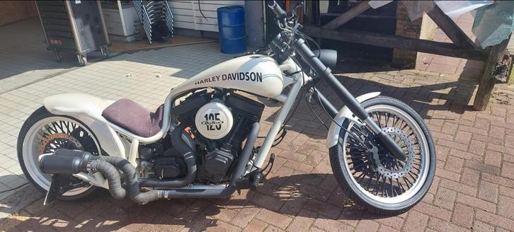 Custom Harley Davidson Mutha 1 Superglide 2000cc, Motoren, Motoren | Harley-Davidson, Particulier, Chopper, Sportuitlaat, Ophalen