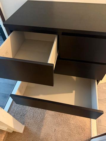 IKEA MALM Ladekast - Zwartbruin - 6 Lades - afbeelding 3