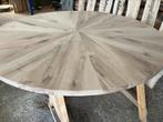 Eiken tafel taartpunt op maat gemaakt, Ophalen, Nieuw, Vijf personen of meer, Eikenhout