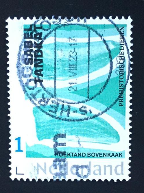 HLW 2981 Persoonlijke zegel - Sabeltandkat hoektand - gestem, Postzegels en Munten, Postzegels | Nederland, Gestempeld, Na 1940