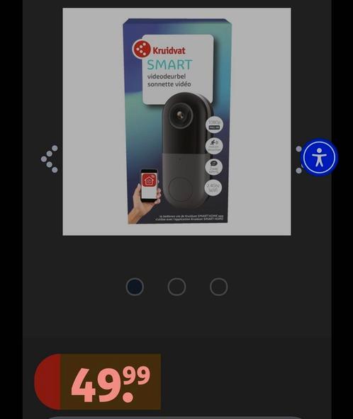 Kruidvat smart videodeurbel, Telecommunicatie, Mobiele telefoons | Hoesjes en Frontjes | Samsung, Zo goed als nieuw, Ophalen of Verzenden