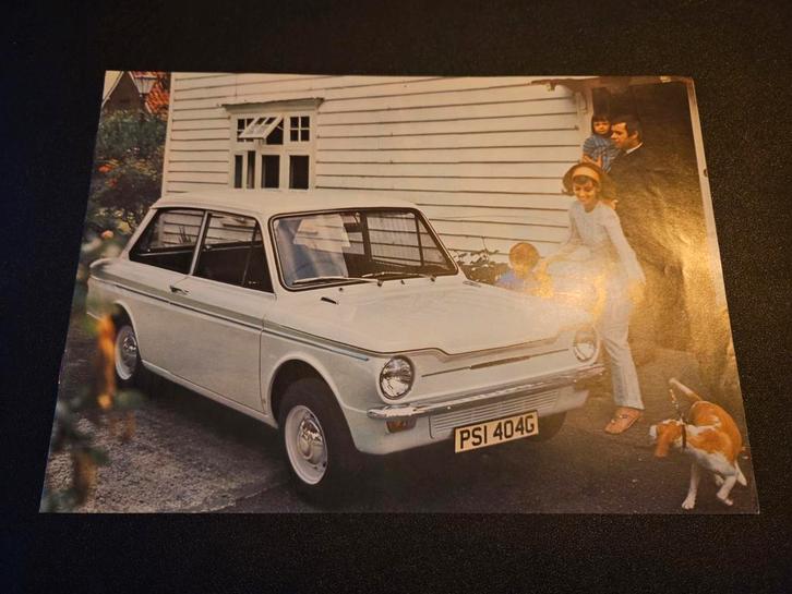 Brochure Hillman Imp & Stiletto 1971, Boeken, Auto's | Folders en Tijdschriften, Zo goed als nieuw, Overige merken, Ophalen of Verzenden