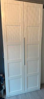 IKEA PAX / BERGSBO Witte kledingkast met deuren, Ophalen, Overige materialen, 100 tot 150 cm, 200 cm of meer