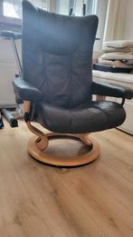Relax stoel, Huis en Inrichting, Fauteuils, Ophalen, Gebruikt, Leer, 50 tot 75 cm