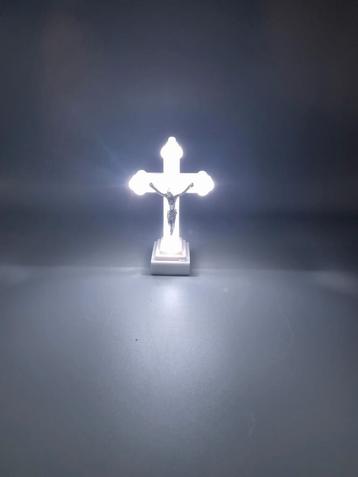 LED Kruis - Koud Wit/Blauw Licht - Incl. Batterijen beschikbaar voor biedingen