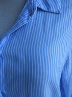 Blauw/wit gestreepte blouse, Ophalen of Verzenden, Zo goed als nieuw, Maat 42/44 (L), Blauw