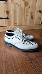 Maat 39 - De witte Willis Stud Creepers met zwart, Kleding | Dames, Ophalen of Verzenden, Wit, Zo goed als nieuw