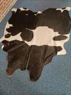 Zwart-wit koeienhuid vloerkleed, Huis en Inrichting, Stoffering | Tapijten en Kleden, Ophalen, Gebruikt, 100 tot 150 cm, Wit