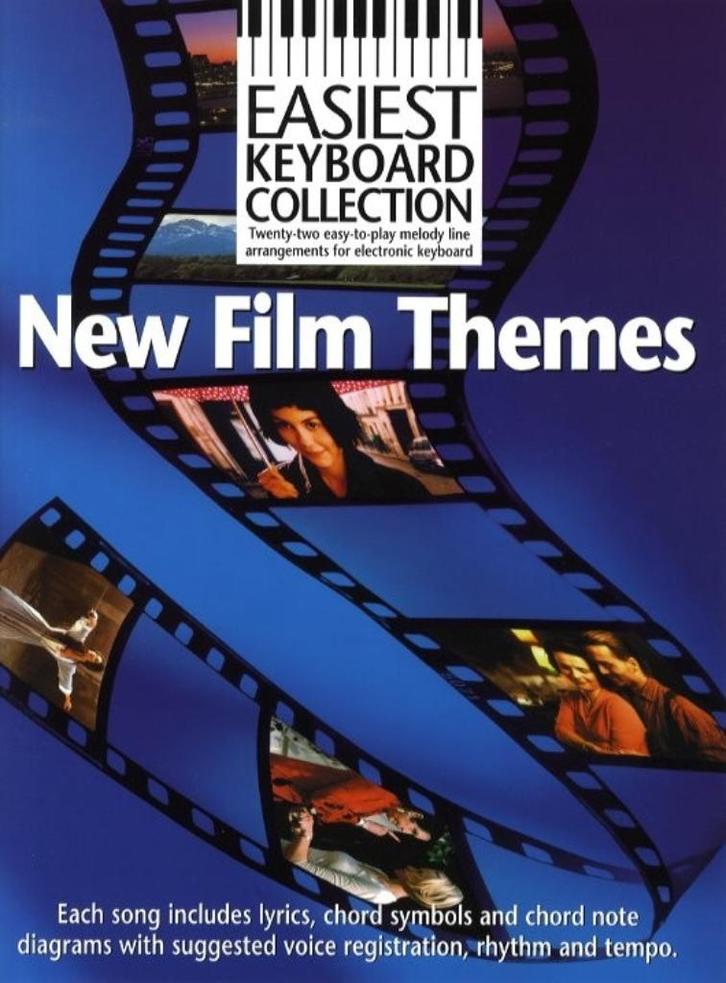 Keyboard-Easiest keyboard collection: New film themes-netjes, Muziek en Instrumenten, Bladmuziek, Gebruikt, Filmmuziek en Soundtracks